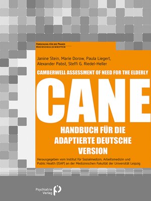 cover image of Camberwell Assessment of Need for the Elderly – CANE